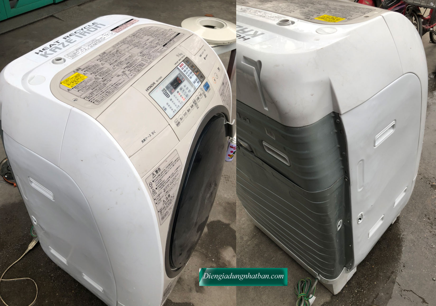 Máy giặt nội địa Nhật Hitachi BD-V3400L
